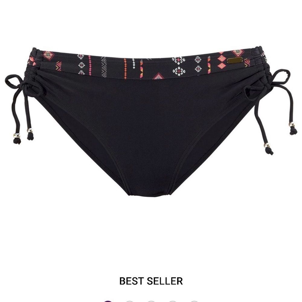 Lascana Side Tie Mid Rise Bikini Bottom